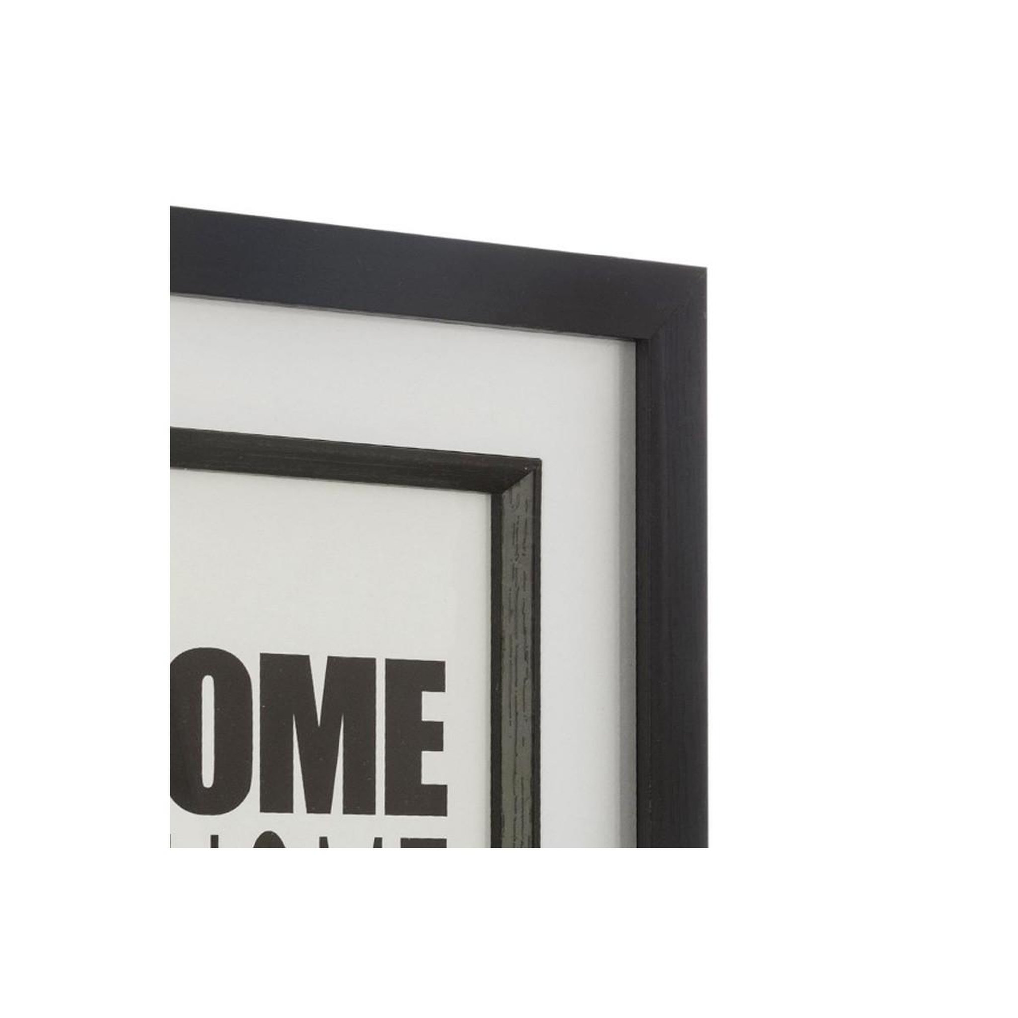 Voir la diapositive 2 : ATMOSPHERA Cadre Photo en Verre  Aedan  13x18cm Noir