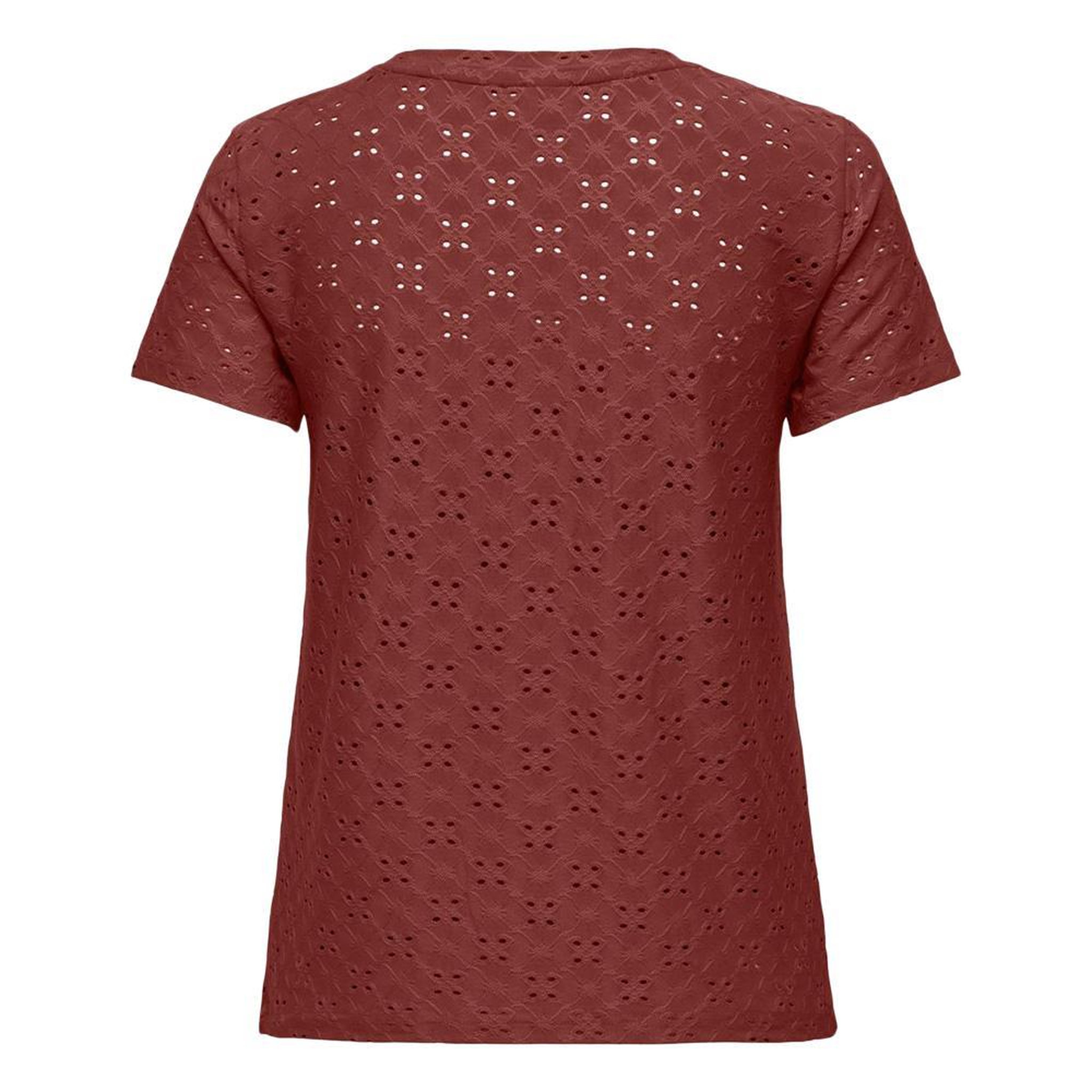 Voir la diapositive 2 : JACQUELINE DE YONG T-shirt Rouge Femme JDY Cathinka