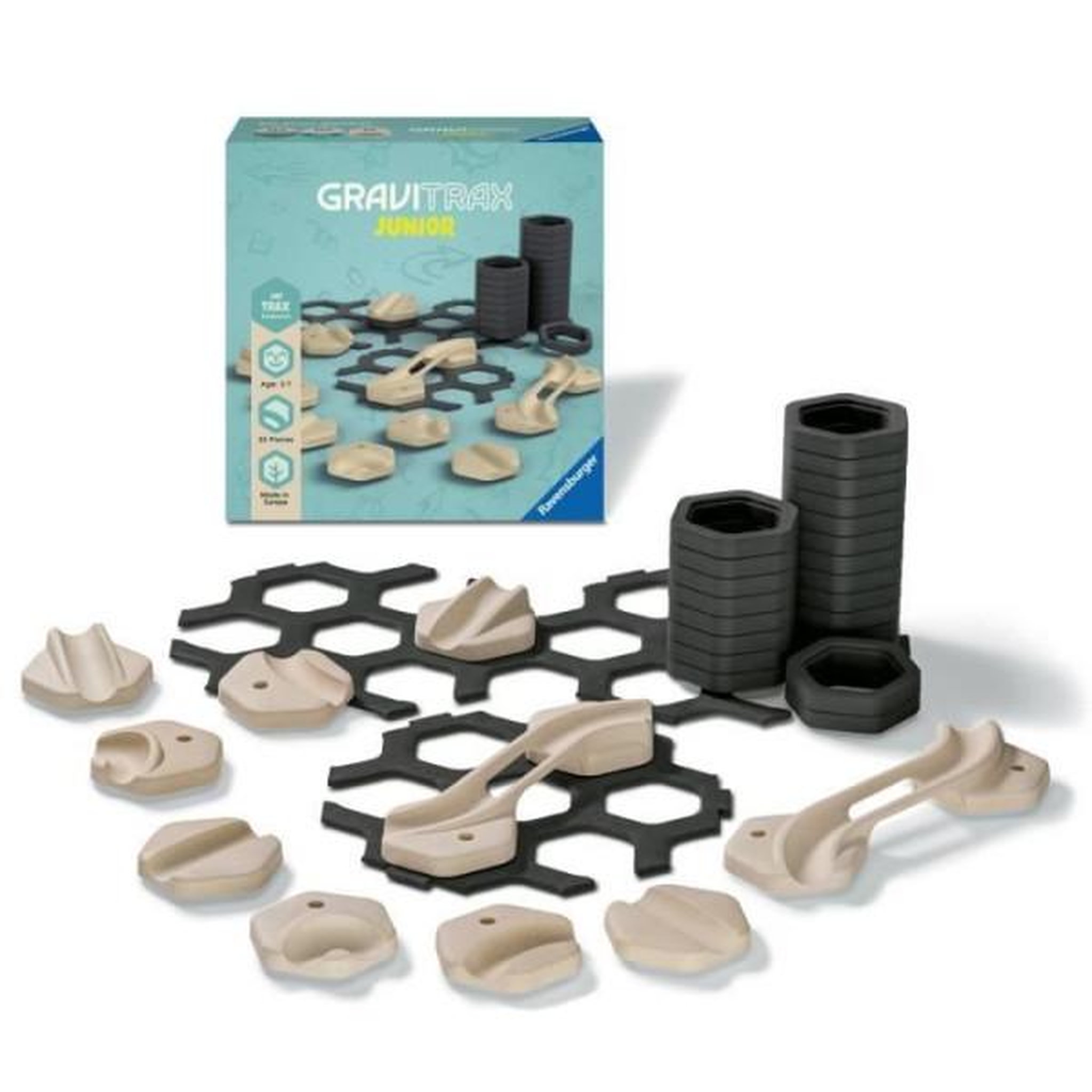 Voir la diapositive 3 : RAVENSBURGER GraviTrax JUNIOR Set d'extension Trax - 00027401 - Circuits de billes - des 3 ans