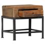 Voir la diapositive 2 : VIDAXL Table de chevet 40 x 35 x 40 cm bois de recuperation massif