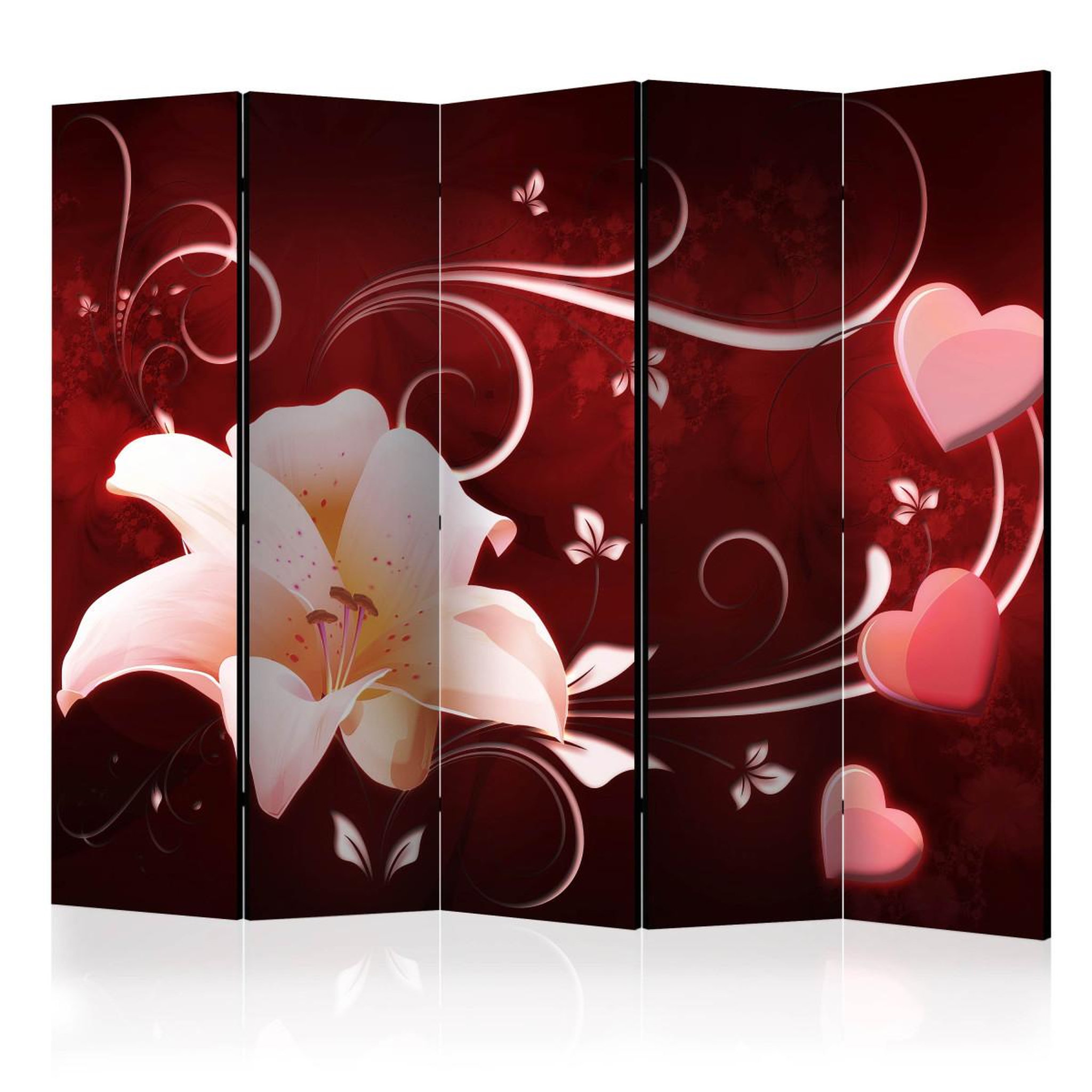 Paris Prix Paravent 5 volets  love message  172x225cm