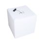 Voir la diapositive 5 : SWEEEK Cube LED 40cm – Cube décoratif lumineux. 40x40cm. blanc chaud. commande à distance