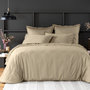 Voir la diapositive 1 : BATON ROUGE Housse de couette 100% satin de coton 105 fils uni