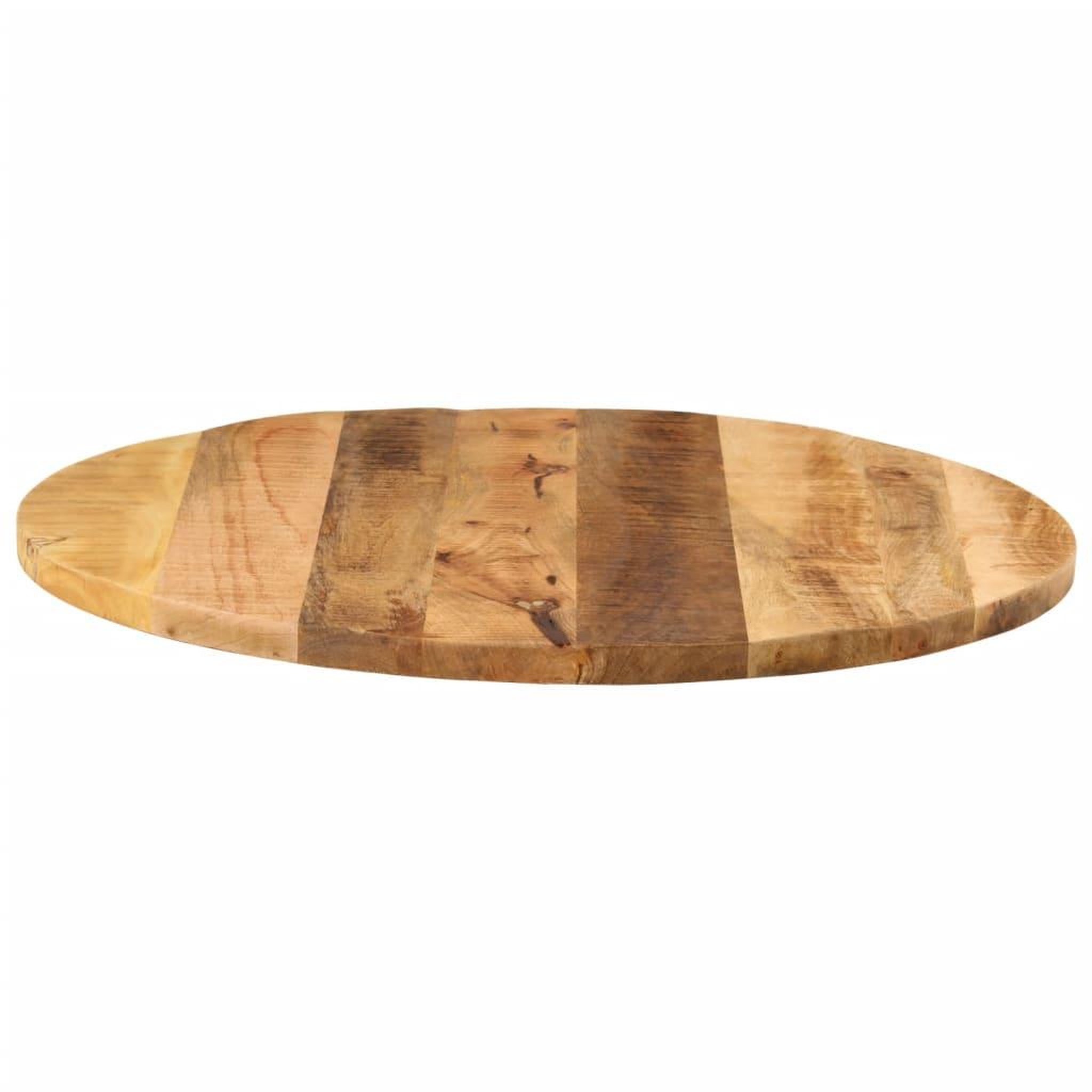Voir la diapositive 4 : VIDAXL Dessus de table Ø 90x2,5 cm rond bois massif de manguier brut