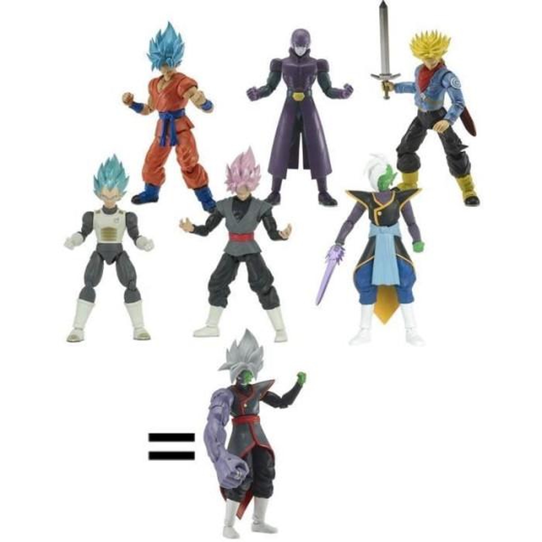 Voir la diapositive 4 : BANDAI Figurine articulée Goku Black Super Saiyan Rosé - Dragon Ball - BANDAI