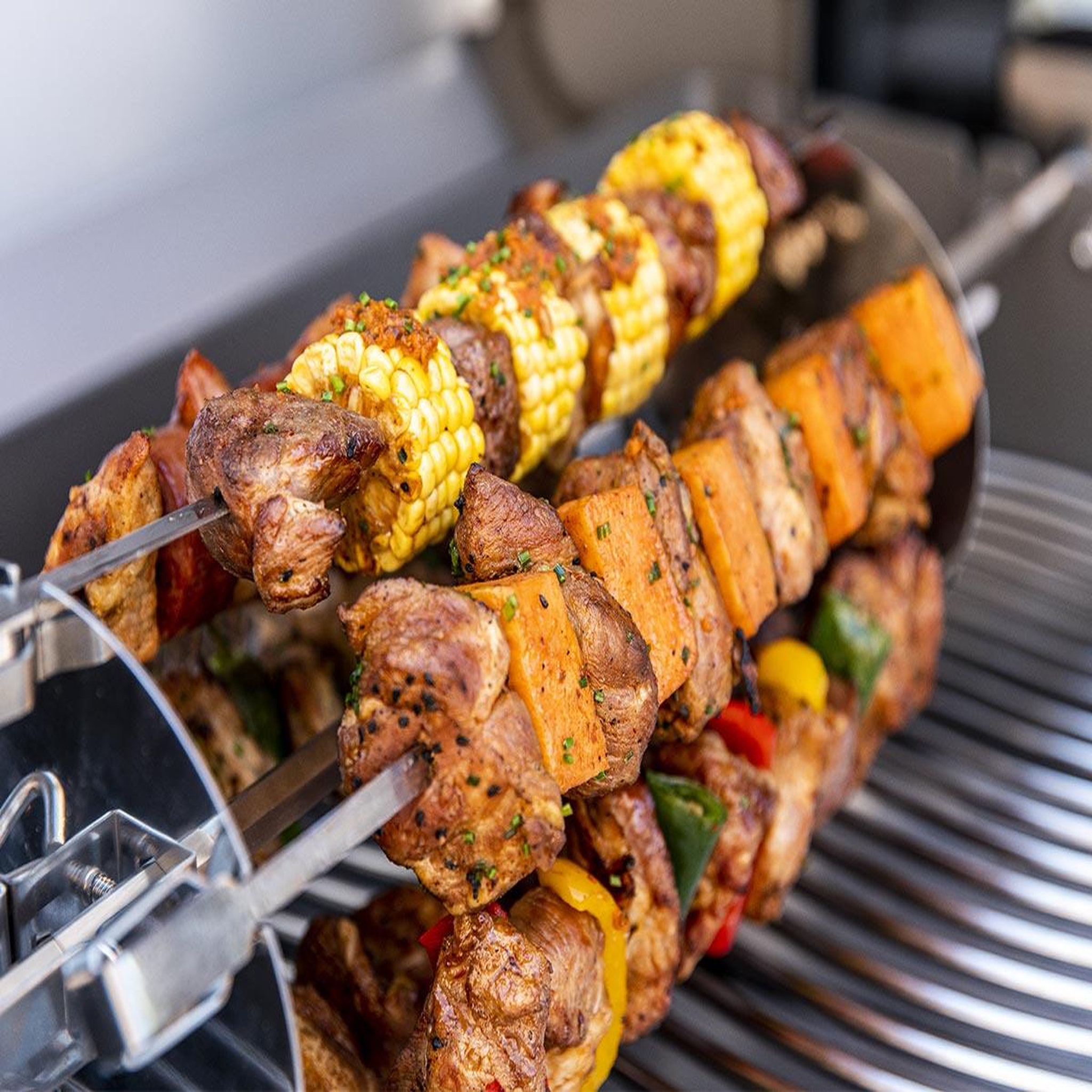 Voir la diapositive 3 : NAPOLEON Ensemble de brochettes pour rôtissoire - napoleon