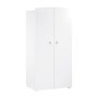 Voir la diapositive 3 : BABY PRICE Chambre bébé trio Basic boule: Lit 120x60, commode a langer et armoire - Babyprice - Blanc