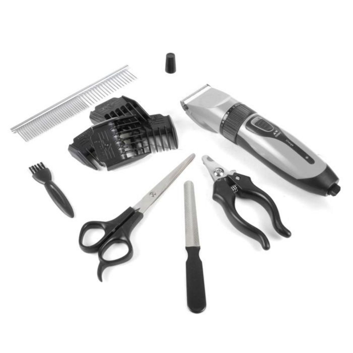 Paris Prix Kit de Toilettage pour Chien  Avec Tondeuse  Noir