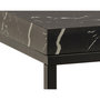 Voir la diapositive 3 : LISA DESIGN Alamosa - table basse - effet marbre noir - 60 cm