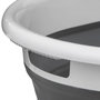 Voir la diapositive 3 : FIVE Corbeille à Linge  Rétractable  21L Blanc & Gris