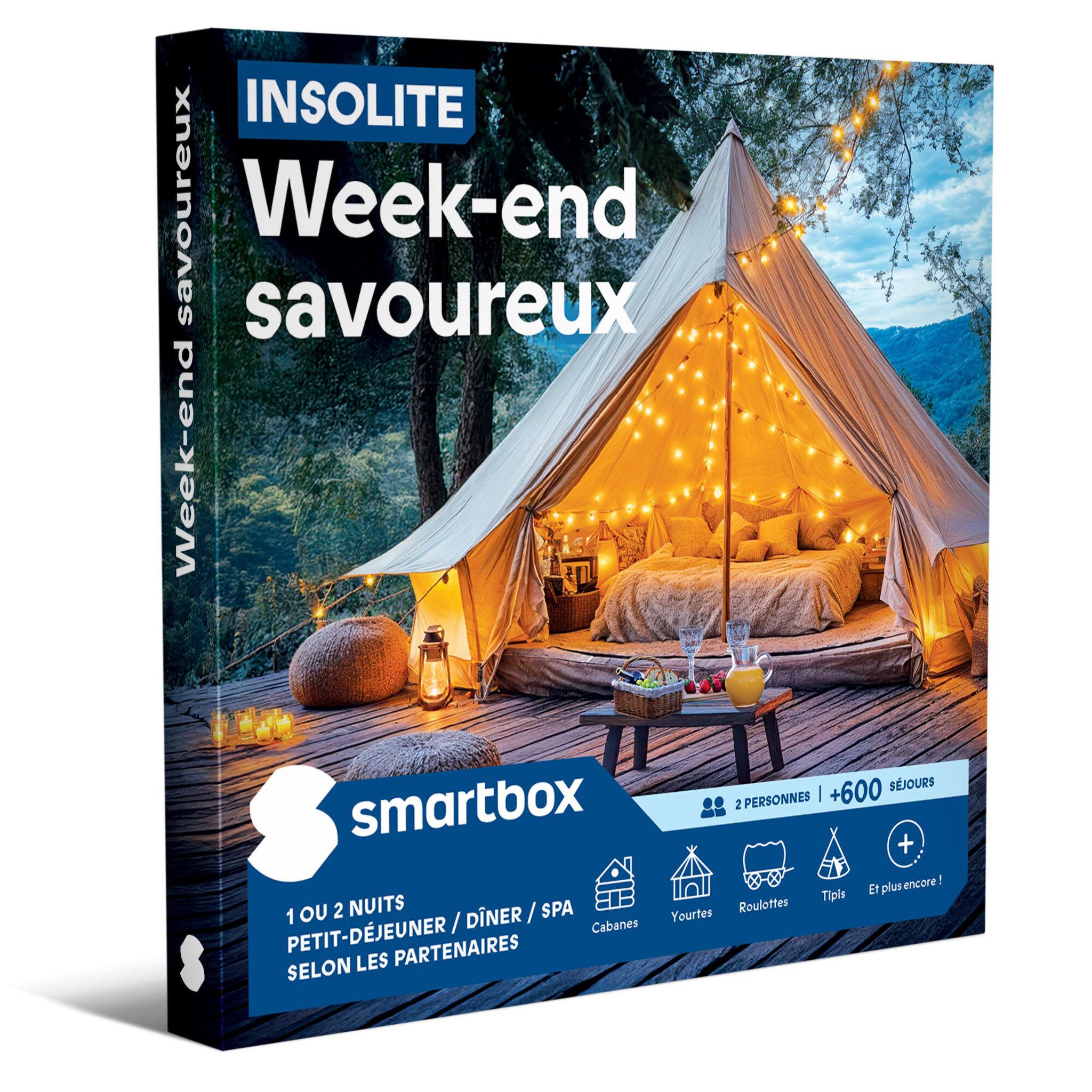 Smartbox Insolite - week-end savoureux - coffret cadeau séjour