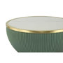 Voir la diapositive 4 : Paris Prix Table d'Appoint Design  Jokai  51cm Vert & Or