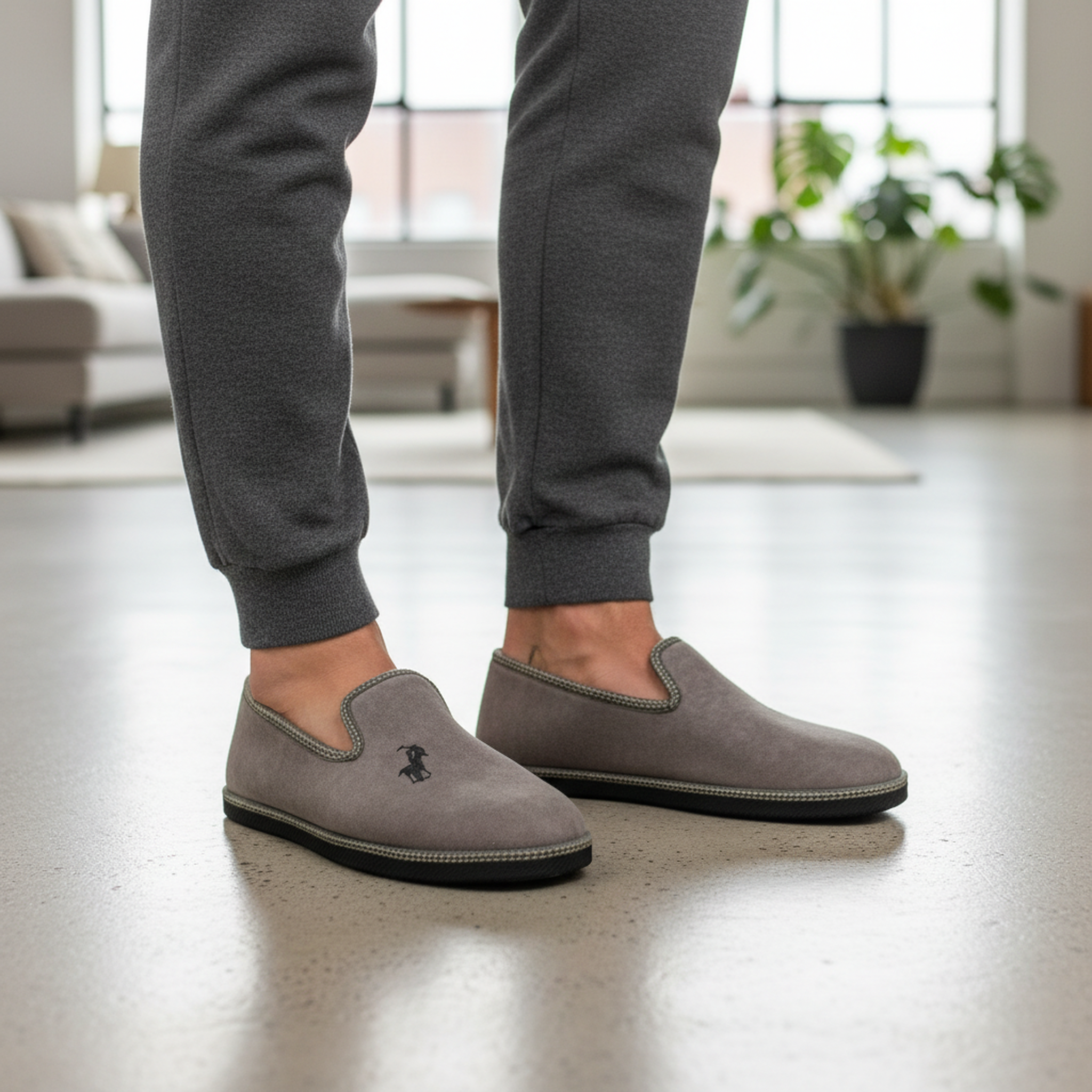 Voir la diapositive 2 : OZABI Ozabi pantoufles charentaises homme fabriquées en espagne broderie fantaisie