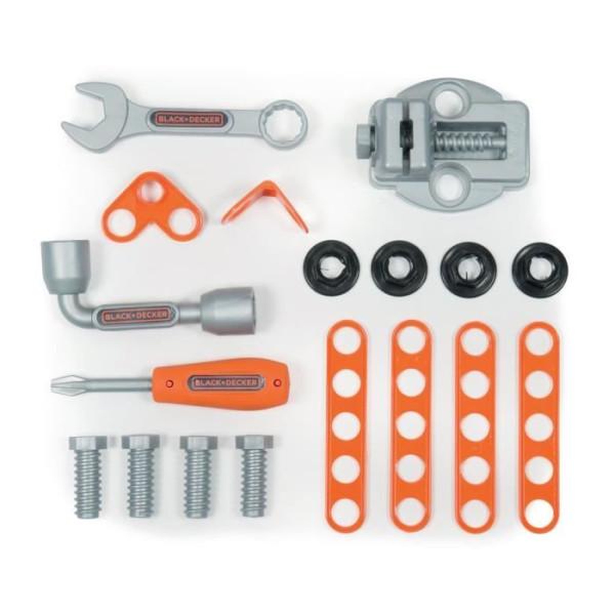 Voir la diapositive 6 : SMOBY Smoby - black+decker - diable + boite 3 en 1 - 19 accessoires - fabriqué en france