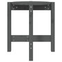Voir la diapositive 5 : VIDAXL Table basse Gris Ø 42,5x45 cm Bois massif de pin