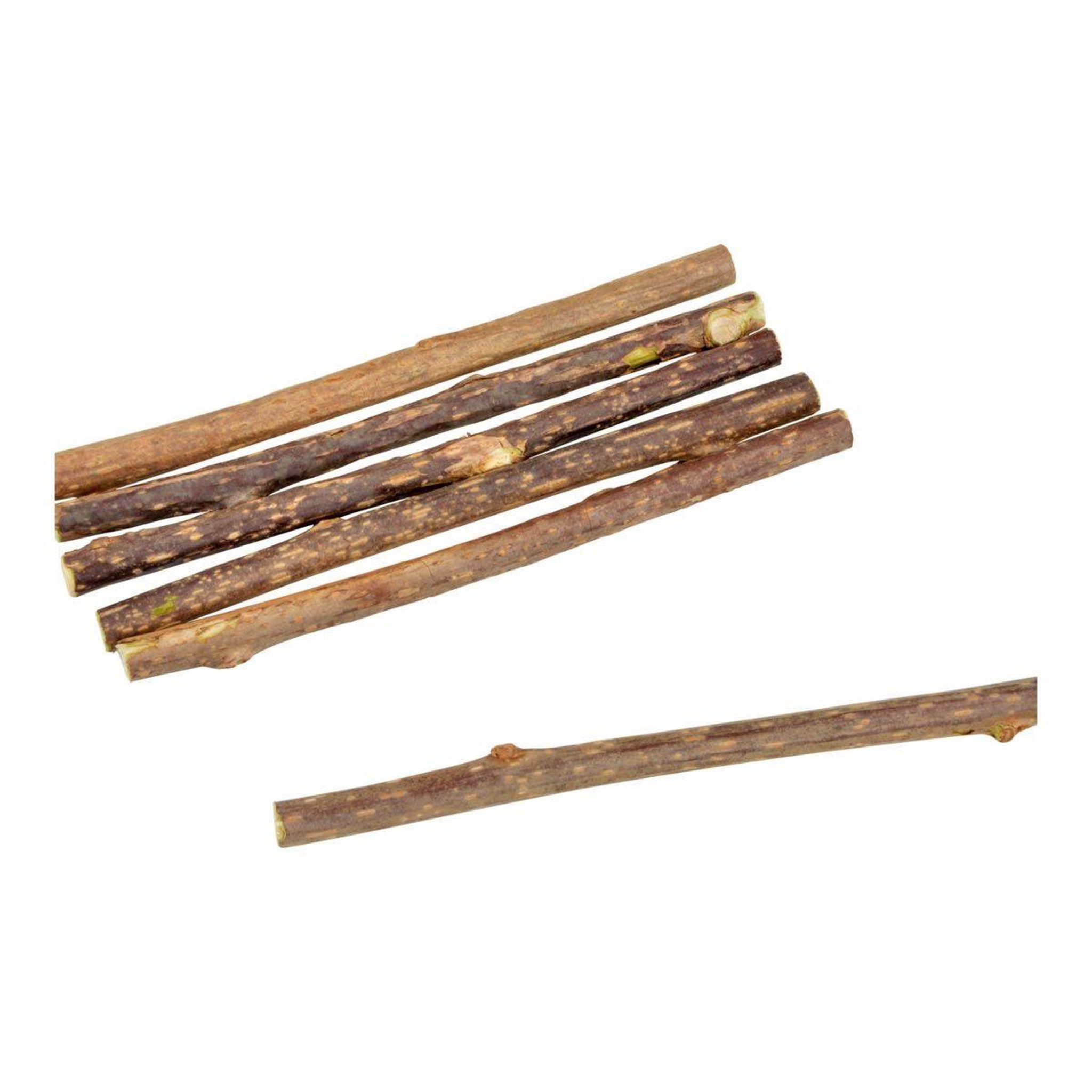 LOVE STORY Lot de 6 bâtonnets à mâcher  matatabi  12cm naturel