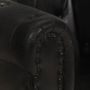 Voir la diapositive 5 : VIDAXL Canape Chesterfield a 2 places Noir Cuir veritable