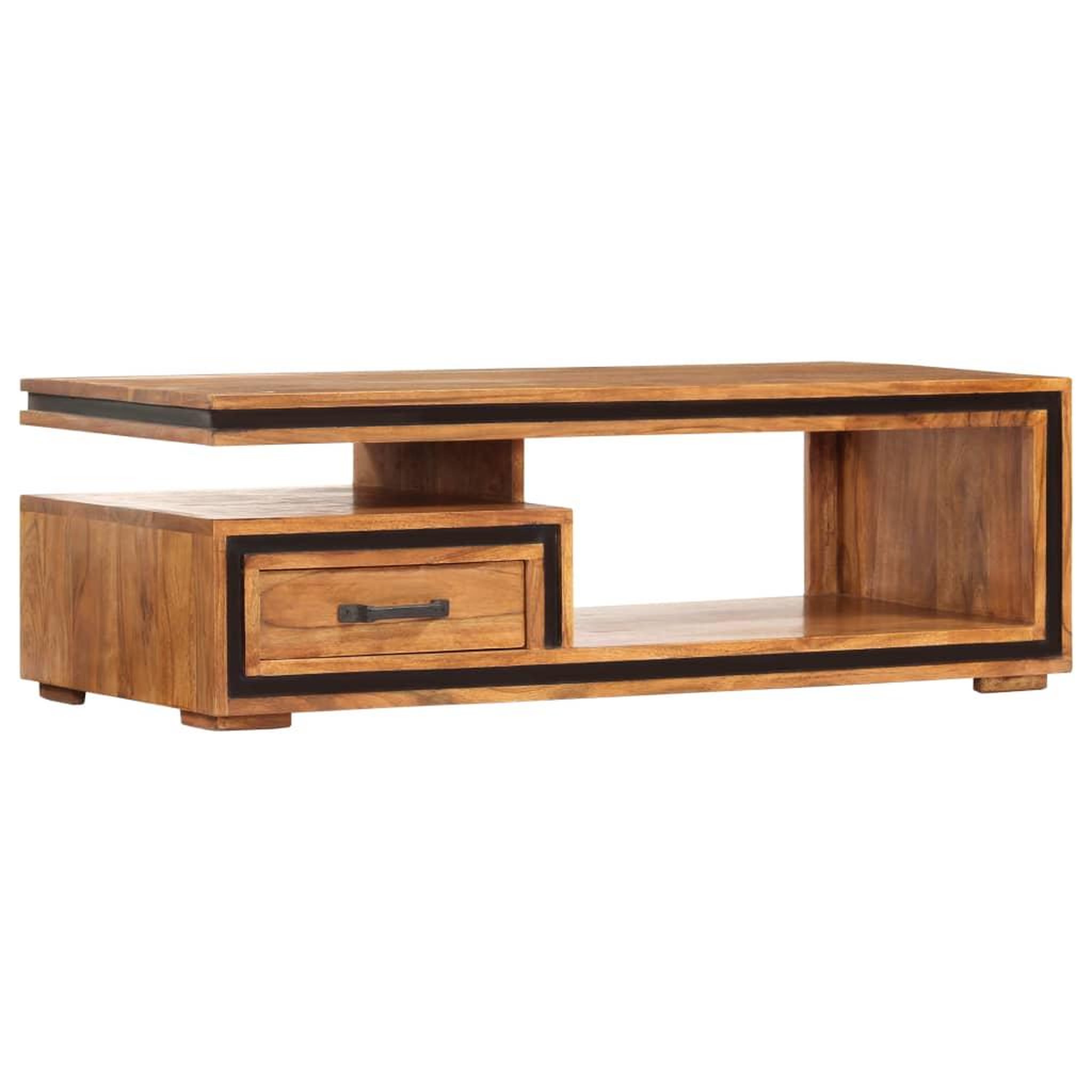 VIDAXL Table basse 100x45x33 cm bois d'acacia massif