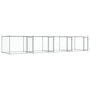 Voir la diapositive 2 : VIDAXL Cage pour chien avec portes gris 8x2x1,5 m acier galvanise