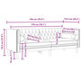 Voir la diapositive 6 : VIDAXL Canape Chesterfield avec traversins 3 places similicuir daim
