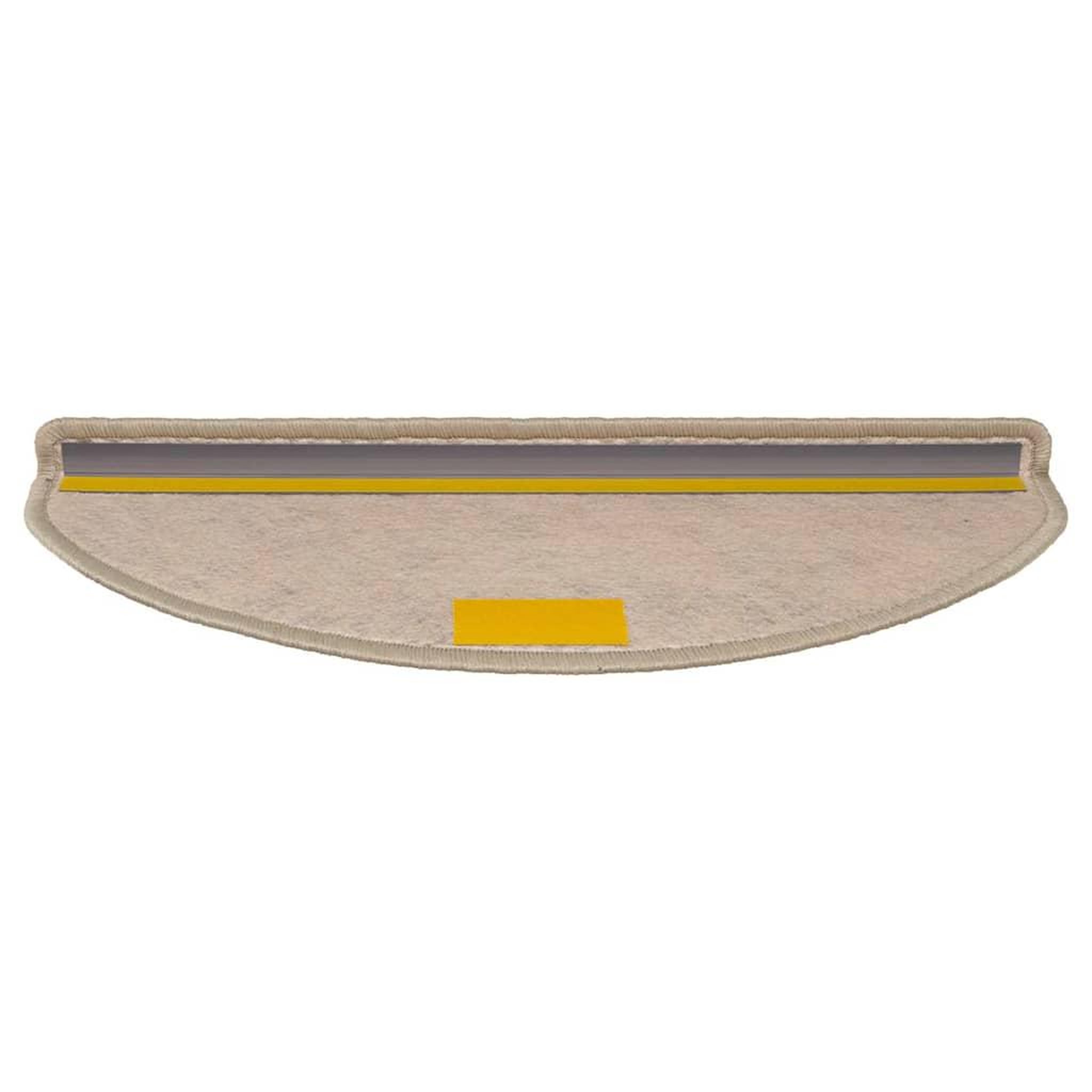 Voir la diapositive 4 : VIDAXL Tapis d'escalier autocollants 30 pcs 65x21x4 cm beige fonce