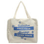 Voir la diapositive 2 : Paris Prix Sac Fraîcheur en Jute & Coton  Aliments  40cm Blanc