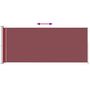 Voir la diapositive 5 : VIDAXL Auvent lateral retractable de patio 220x500 cm Rouge