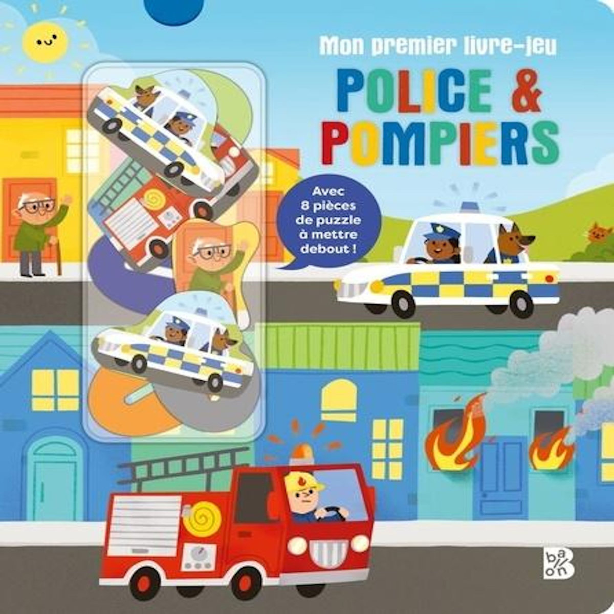 POLICE ET POMPIERS. AVEC 8 PIECES DE PUZZLE, Herring Carol