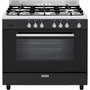 Voir la diapositive 1 : Glem Piano de cuisson gaz 109l 5 feux noir - ge960cmbk2