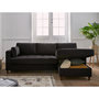 Voir la diapositive 4 : LISA DESIGN Anna - canapé d'angle droit - 4 places - convertible avec coffre - en velours