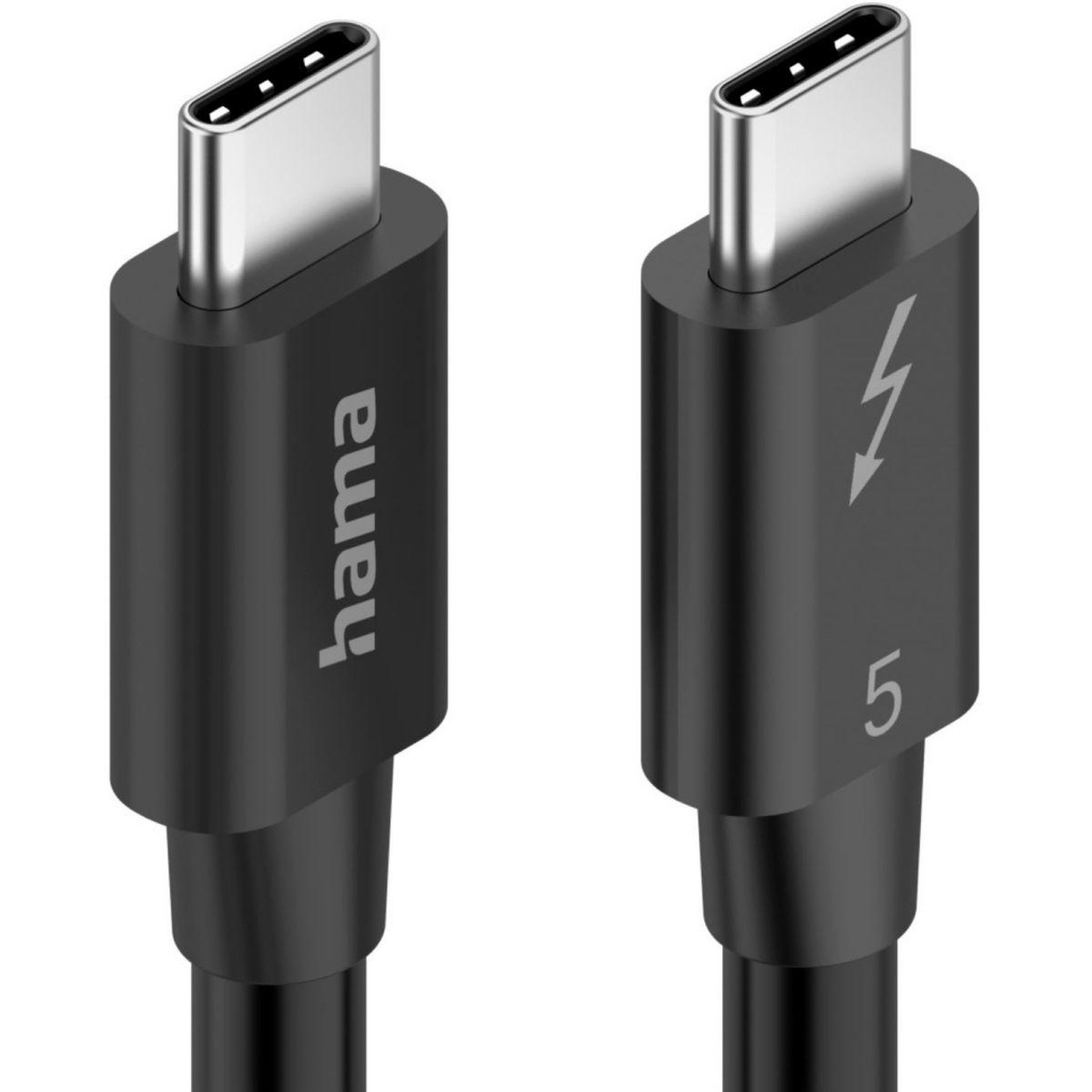 Voir la diapositive 3 : Hama Câble usb-c thunderbolt 5 80g 1m