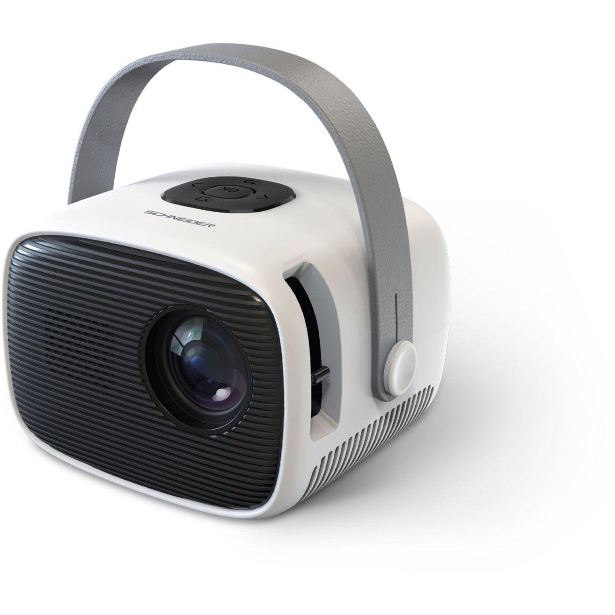 Voir la diapositive 4 : SCHNEIDER Mini vidéoprojecteur vp115 blanc