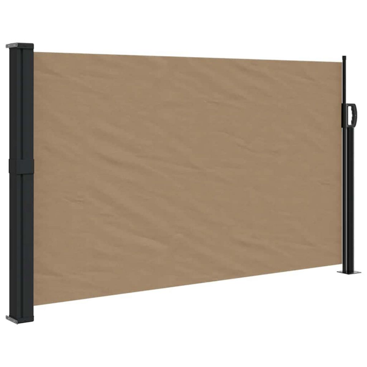 VIDAXL Auvent lateral retractable taupe 120x500 cm