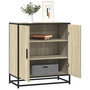 Voir la diapositive 1 : VIDAXL Buffet chene sonoma 68x35x76 cm bois d'ingenierie et metal