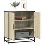 Voir la diapositive 1 : VIDAXL Buffet chene sonoma 68x35x76 cm bois d'ingenierie et metal