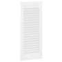 Voir la diapositive 6 : VIDAXL Portes d armoire à persiennes 4 pcs blanc 61,5x29,5 cm