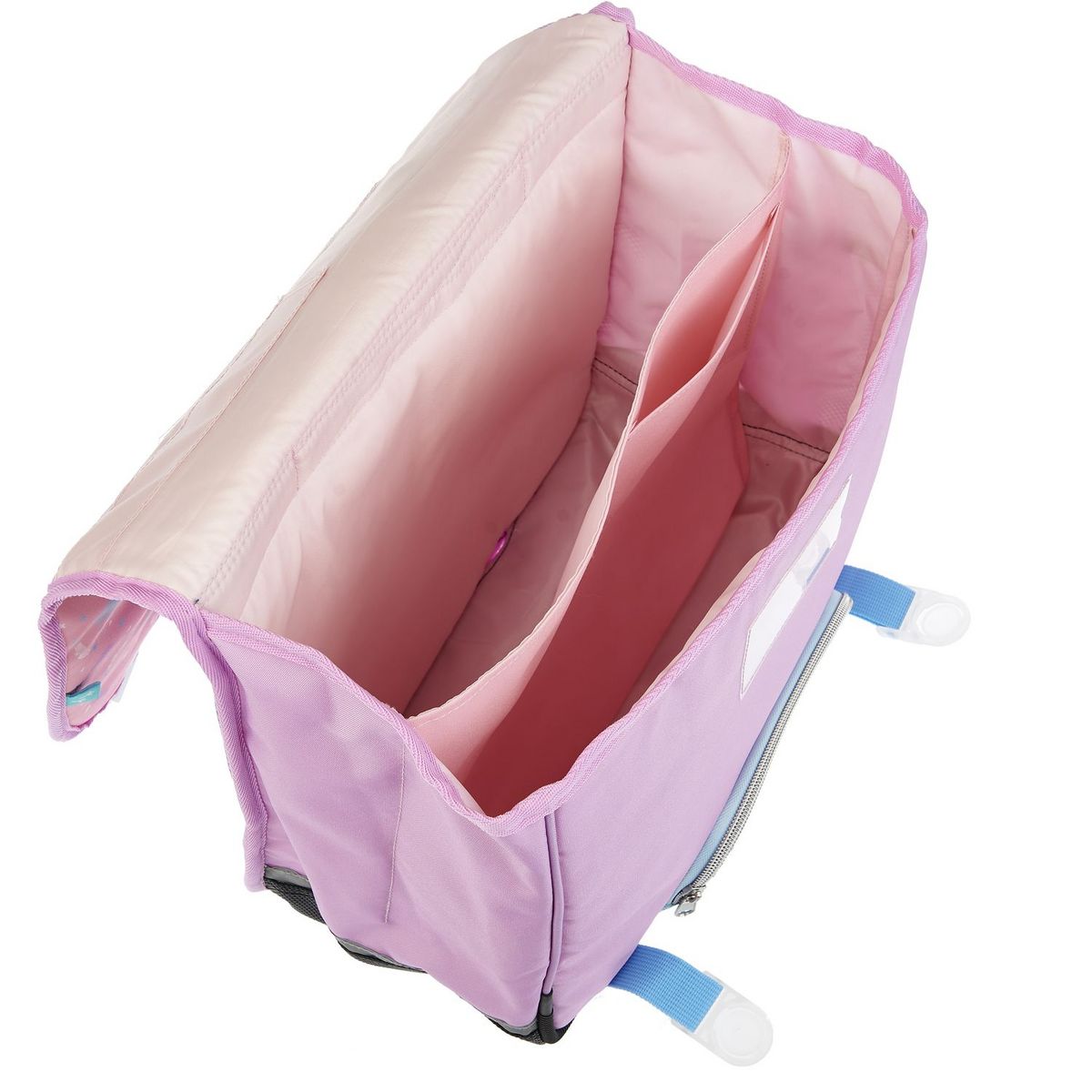AUCHAN Cartable 36 cm rose LICORNE