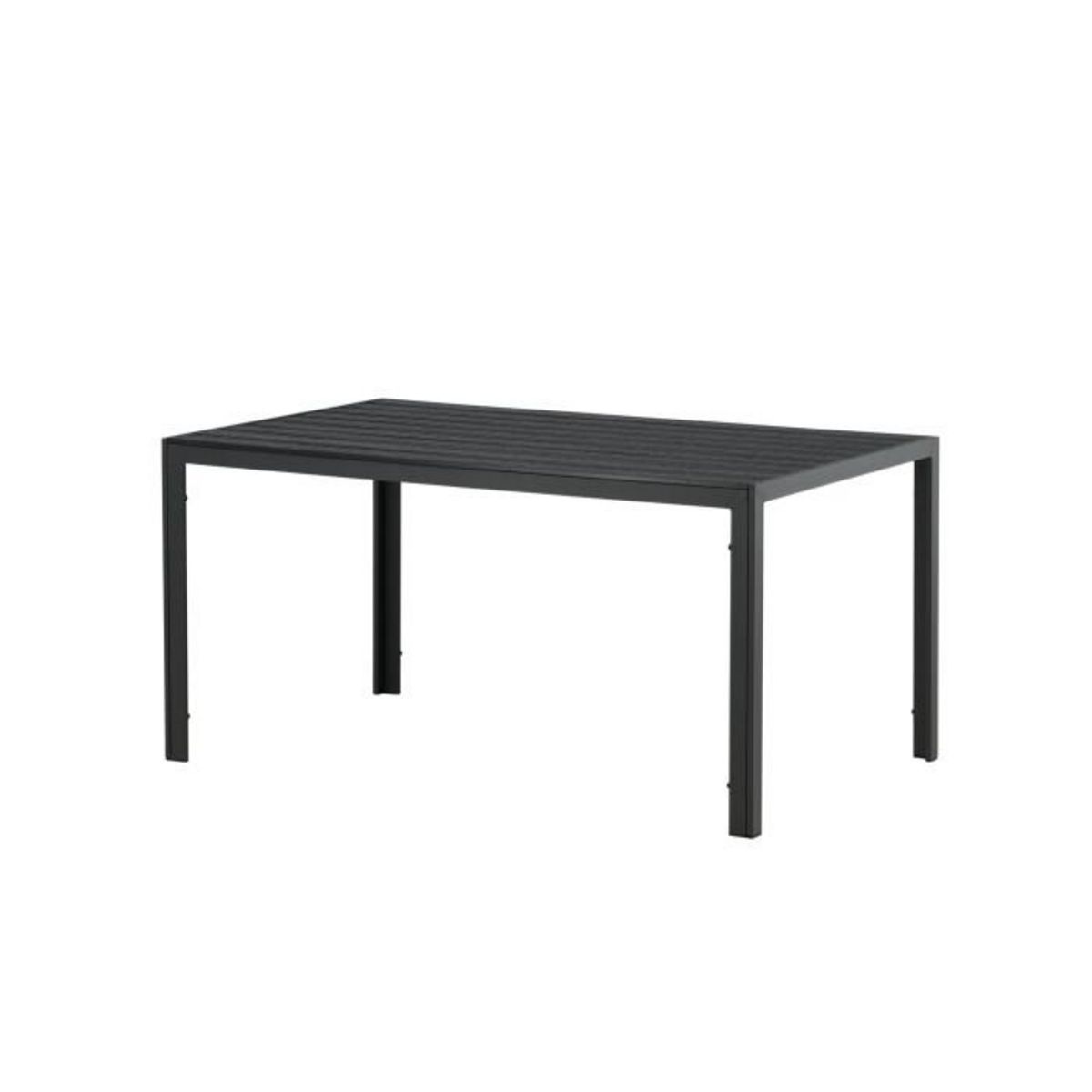 Paris Prix Table de Jardin  Break  150cm Noir