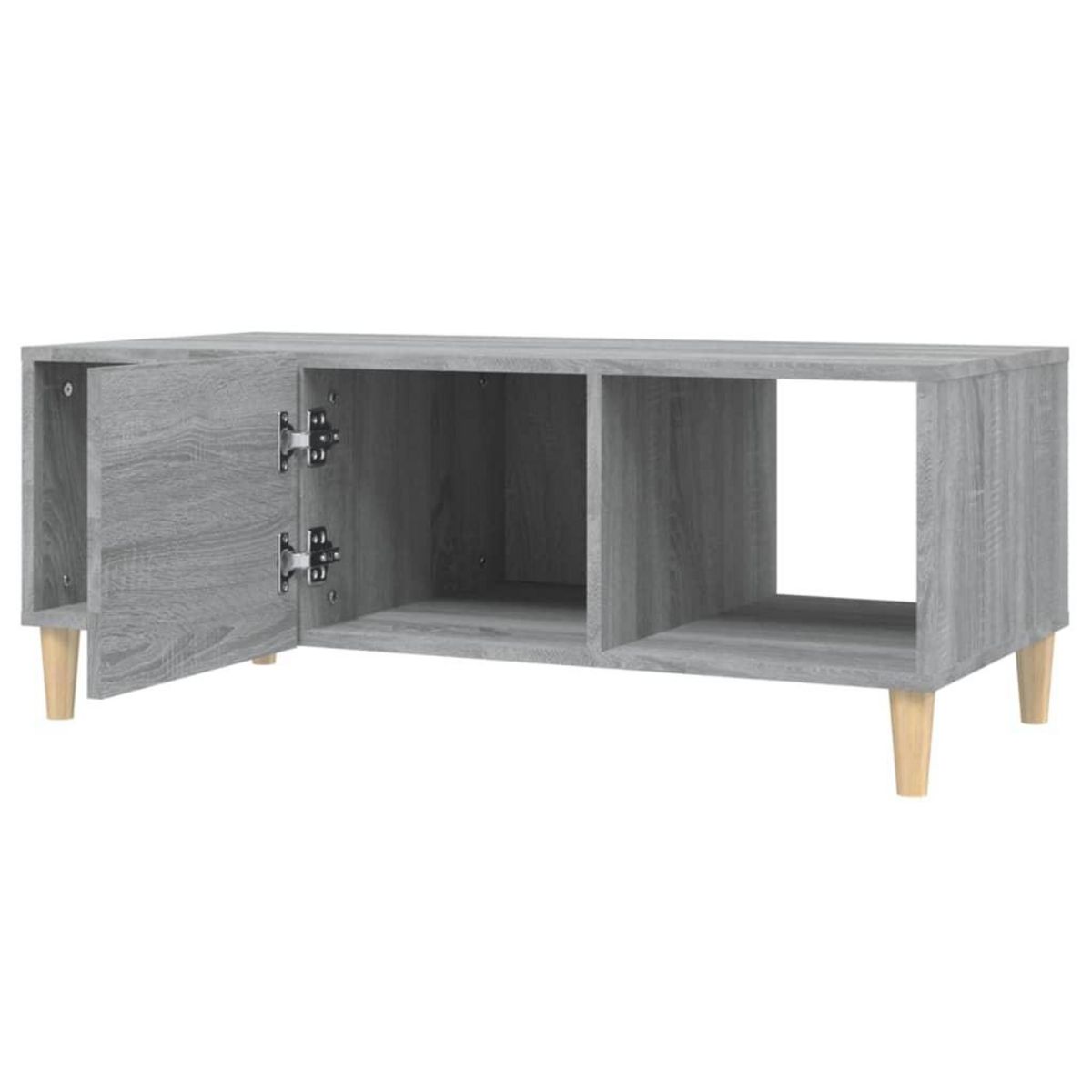 VIDAXL Table basse sonoma gris 102x50x40 cm bois d'ingenierie