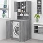 Voir la diapositive 3 : VIDAXL Armoire pour machine a laver Sonoma gris Bois d'ingenierie