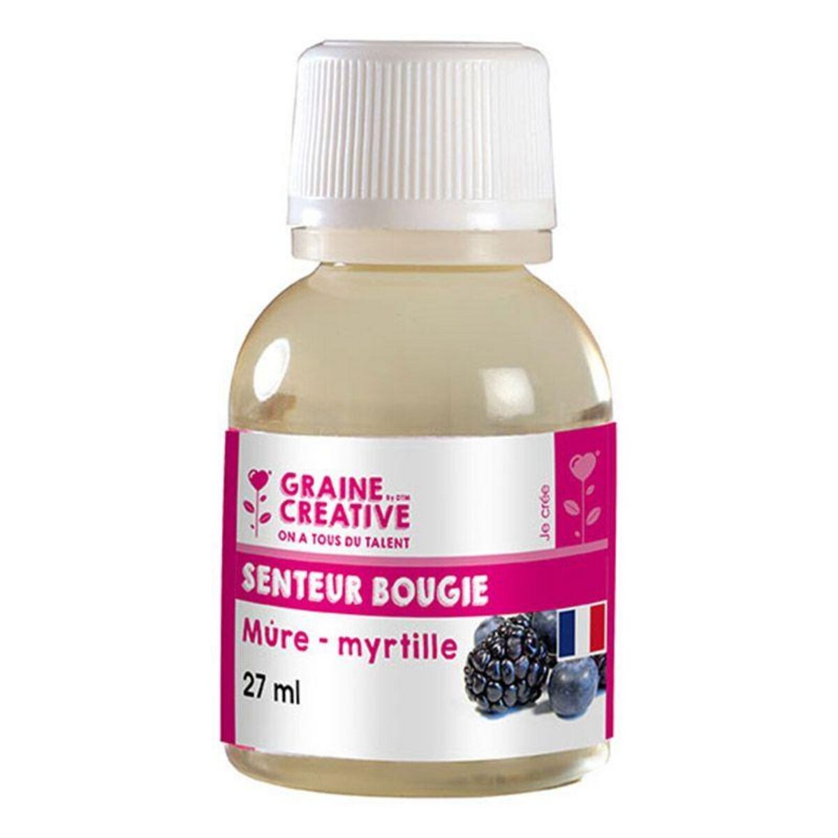 Graine créative Parfum pour bougie - senteur Mûre 27 ml