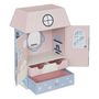 Voir la diapositive 2 :  Boîte à Bijoux Enfant  Hiver  24cm Rose & Bleu