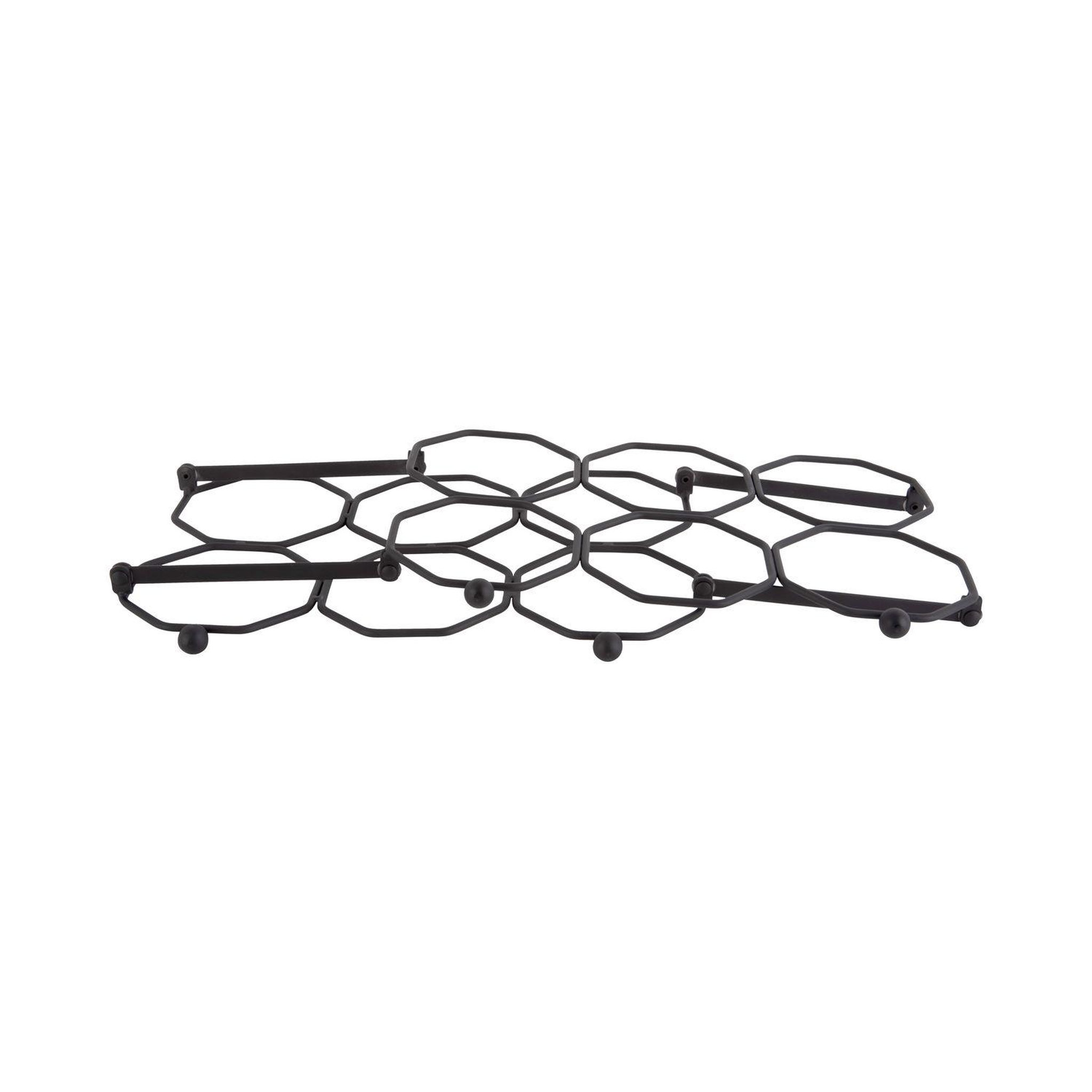 Voir la diapositive 3 : PRESENT TIME Range bouteille pliable design métal Honey