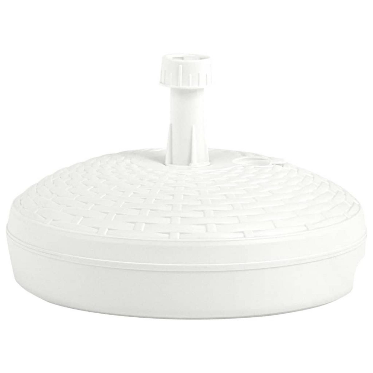 VIDAXL Socle de parasol rempli de sable/d'eau 20 L Plastique rotin