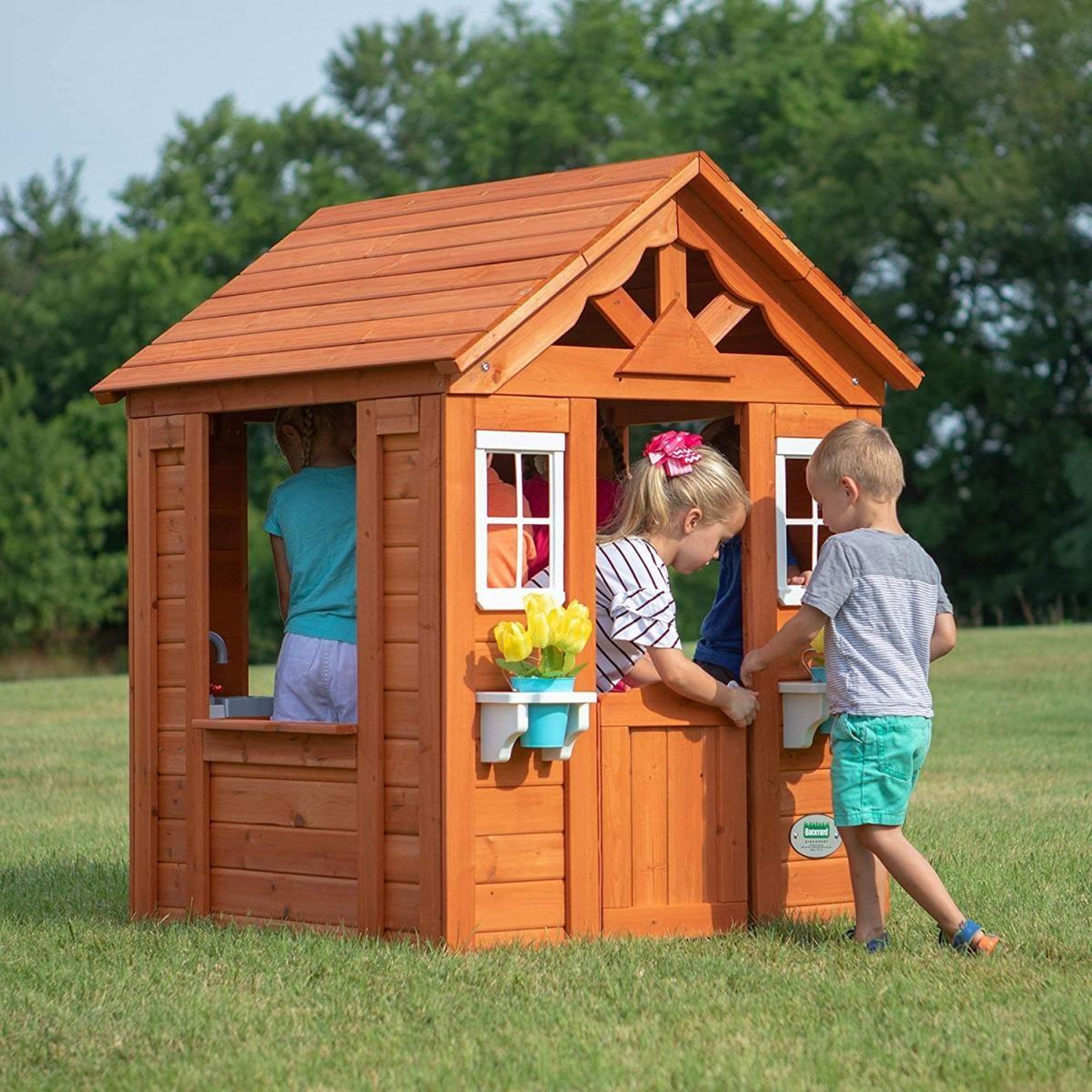 Voir la diapositive 4 : Backyard Discovery Maisonnette timberlake