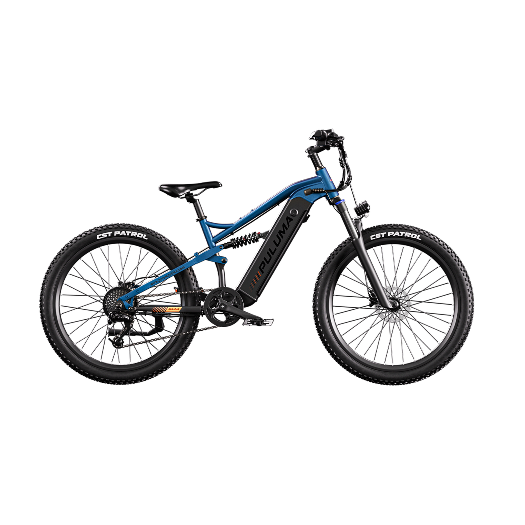 PULUMA Vélo électrique tout-terrain PULUMA PH001, cadre souple, moteur 500 W, batterie 48 V 20 Ah