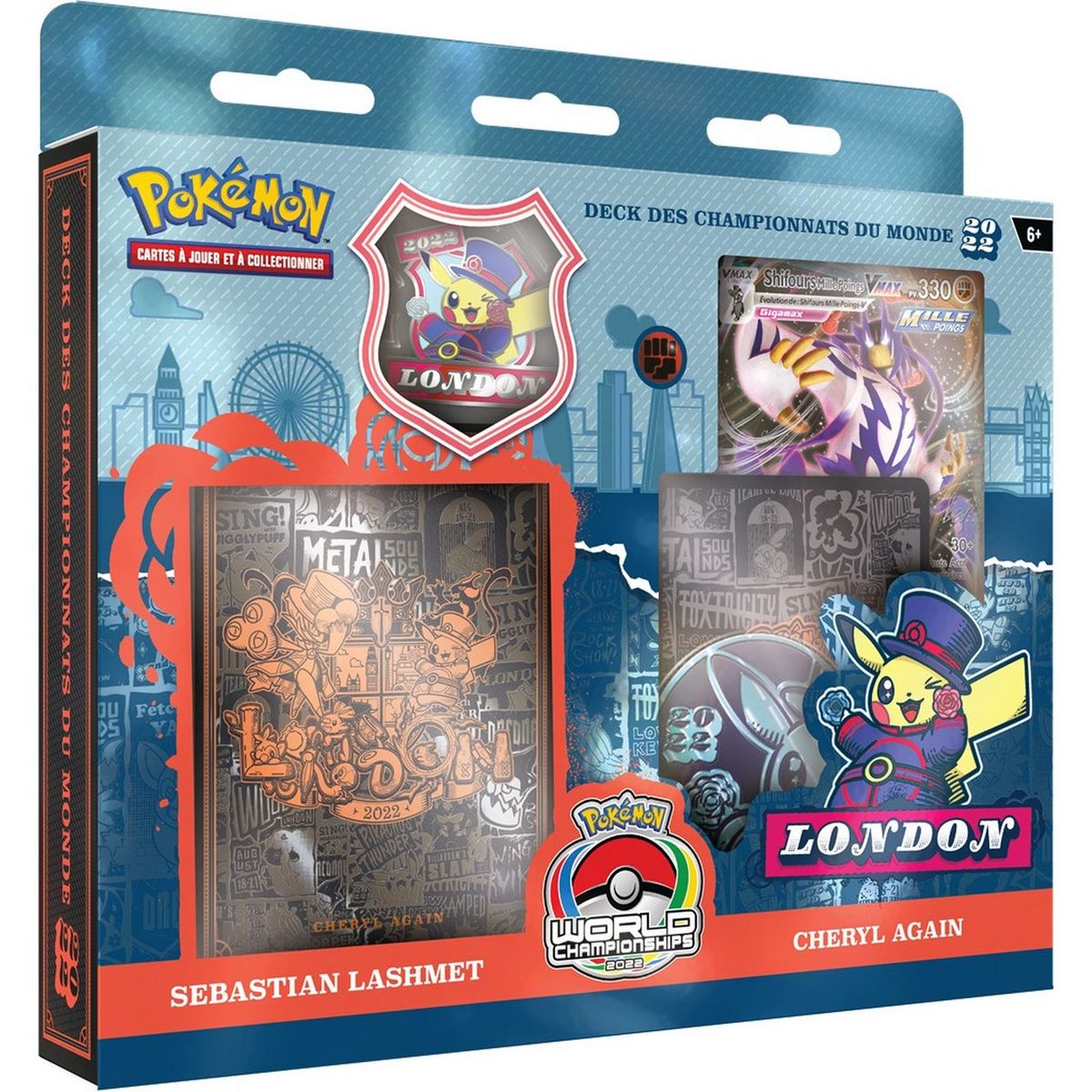 ASMODEE Deck Cartes Pokémon Championnats du monde