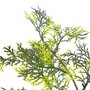 VIDAXL Plante artificielle avec pot Cypres Vert 120 cm