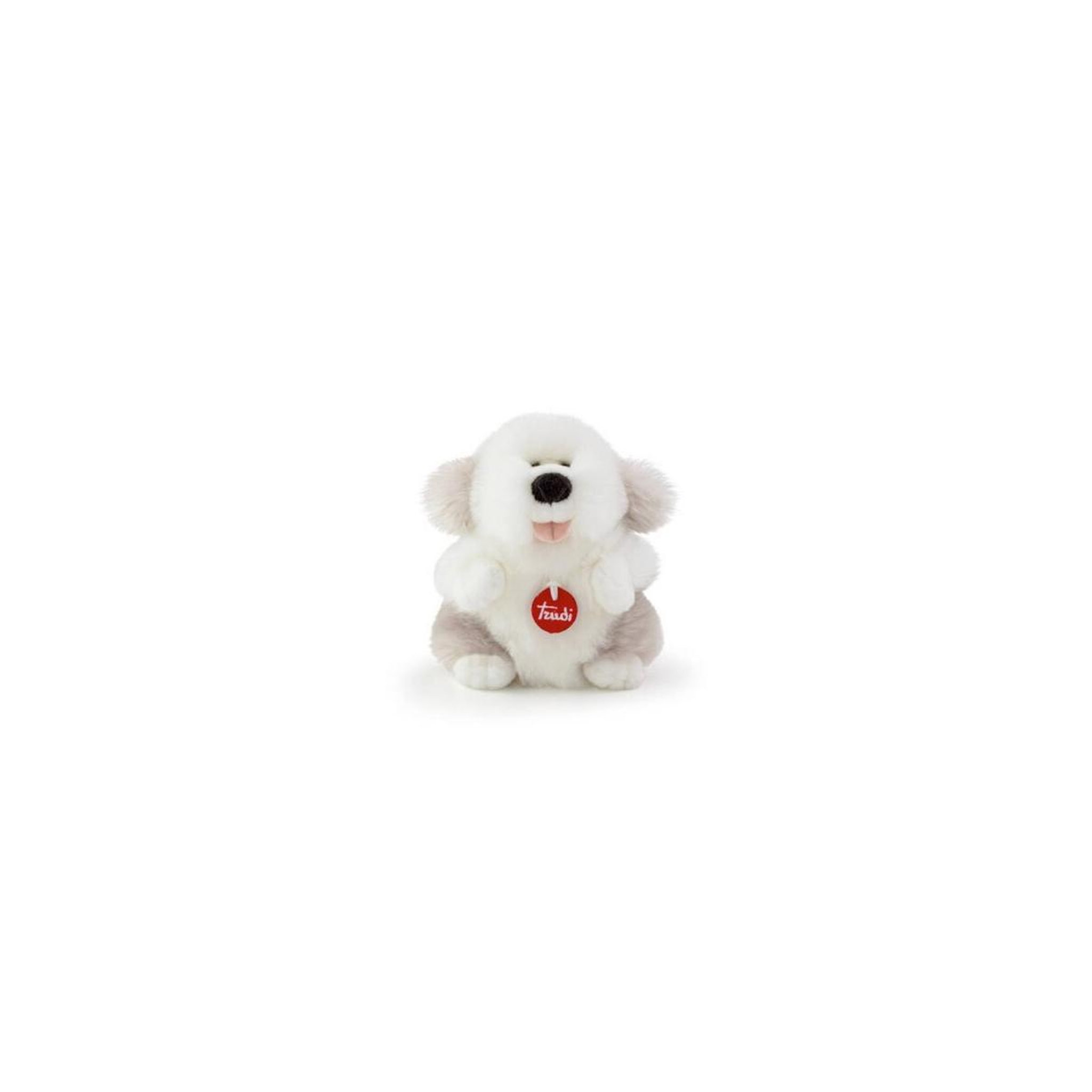 Voir la diapositive 2 : Trudi peluche fluffy chien gris