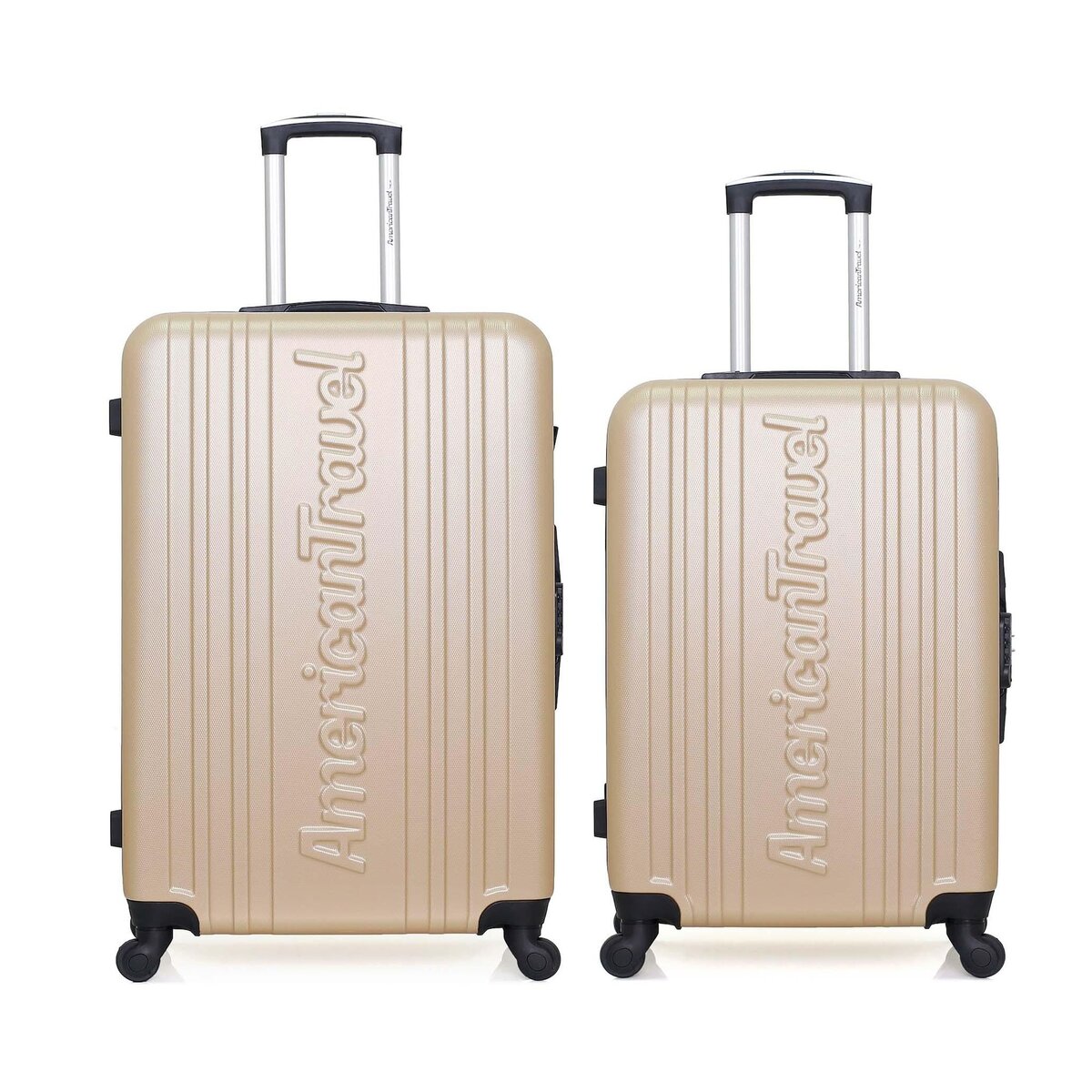 AMERICAN TRAVEL AMERICAN TRAVEL - Lot de 2 - Valise grand format et valise weekend SPRINGFIELD